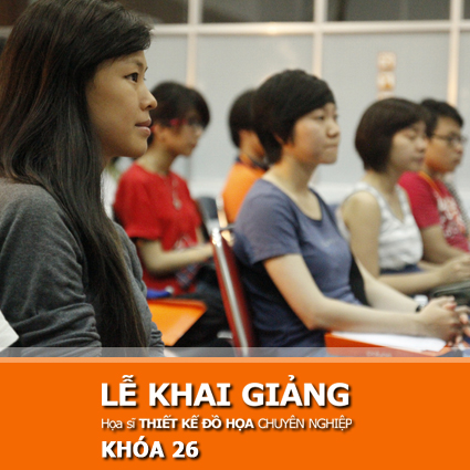 Lễ khai giảnglớp thiết kế đồ họa khóa 26